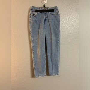 Women’s Riders by Lee light blue straight leg petite denim jeans size 8 P